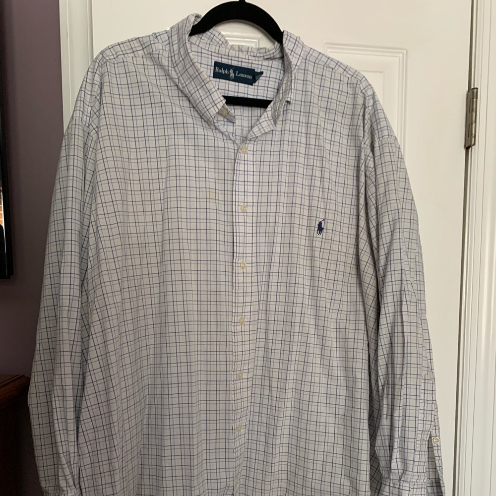 Ralph Lauren men’s size 4xB button down shirt.EUC
